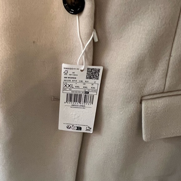 MANGO tan Tailored Coat! - Picture 3 of 5